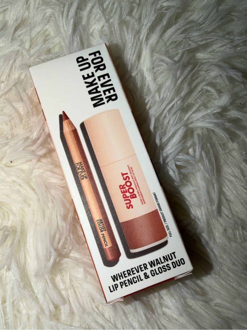 NWB Make Up For Ever Mini Artist Pencil Lip Liner & Full Size Lip Gloss Kit